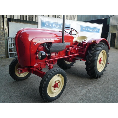 165 - Porsche diesel standard tractor. 1963. 2 Cylinder, air cooled, starts, runs, drives well, restored