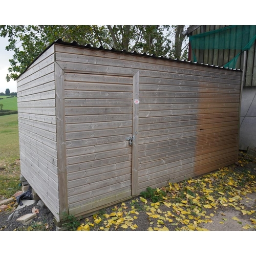 254 - Timber rack room 16x8ft +VAT