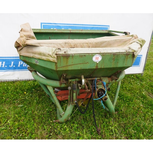 98 - Amazone fertilizer spreader +VAT