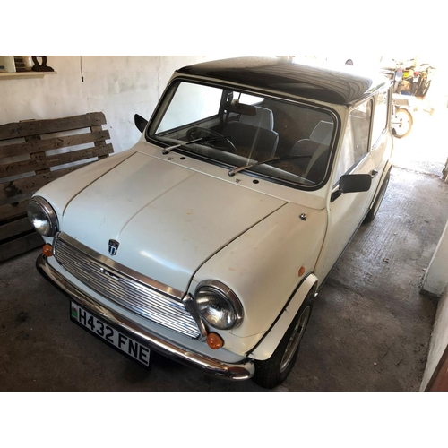 410 - Rover Mini 1000 City E 2door 
saloon.1991. 998cc. Chassis No-SAXXL2S1020449701. 87200 Miles. MOT unt... 