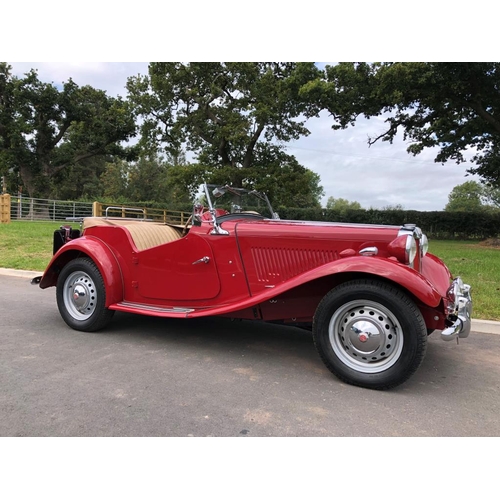 412 - MG TDC Coupe MkII model. 1952. This car was produced by the former MG car company factory in Abingdo... 