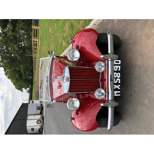 412 - MG TDC Coupe MkII model. 1952. This car was produced by the former MG car company factory in Abingdo... 