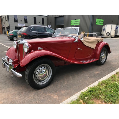 412 - MG TDC Coupe MkII model. 1952. This car was produced by the former MG car company factory in Abingdo... 