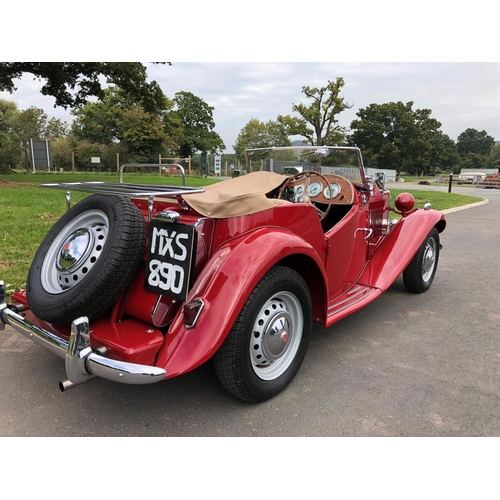 412 - MG TDC Coupe MkII model. 1952. This car was produced by the former MG car company factory in Abingdo... 