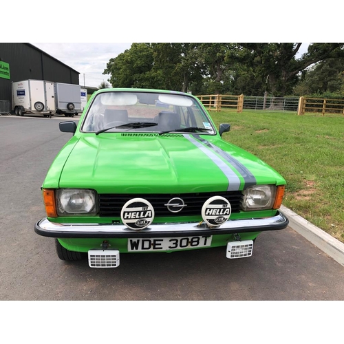 422 - Opel Kadett 1200 special 4dr saloon. 1979.1196cc. Chassis no. 9692678601. Engine no.2380013. Petrol.... 