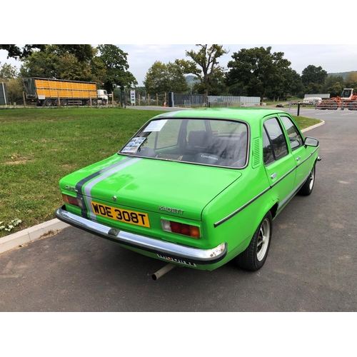 422 - Opel Kadett 1200 special 4dr saloon. 1979.1196cc. Chassis no. 9692678601. Engine no.2380013. Petrol.... 