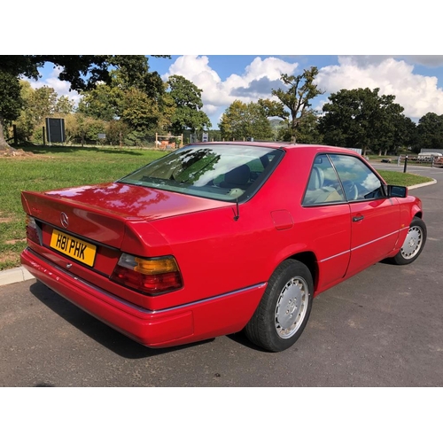 423 - Mercedes Benz 300CE Auto 3dr coupe. 1990. 2962cc. Chassis no. WDB1204502B332452. Engine no. 10398322... 