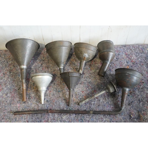 57 - 7 Vintage funnels