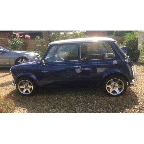 413 - Austin Mini Piccadilly 1275. 1986. 2 Door saloon with cooper decals. 1275 MG metro engine (V5 requir... 