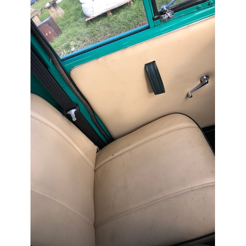 438 - Morris minor 1000 pick up. 1970. 1198cc. Restored, barn find, runs well. C/w lots of paperwork and h... 