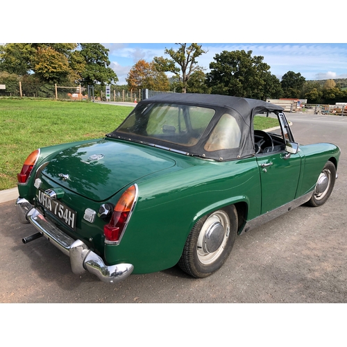 435 - MG Midget convertible. 1969. 1275cc. Chassis No- GAN4692749. Engine No- 12CEDAH5091. This vehicle ha... 