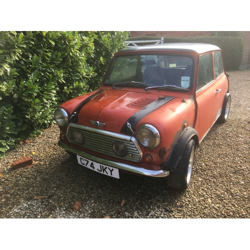 444 - Austin Mini Mayfair. 1986. Good project. Engine turns over, new battery, Italian style interior. Reg... 