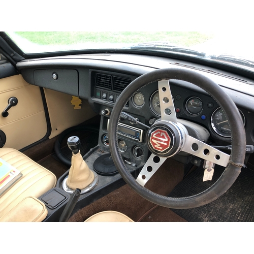 446 - MGB GT 2 door sports car. 1979. 1798cc. Engine turns over. Been stood in storage for many years. Cha... 