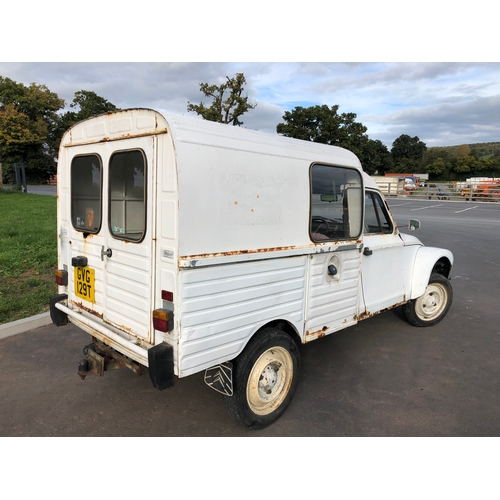 448 - Citron Acadiane panel van. 1979. 602cc. Tax and MOT exempt. Good chassis, body tub and floor. Needs ... 