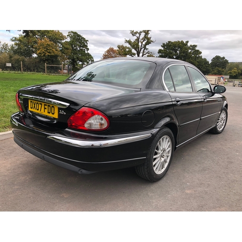 402 - Jaguar X type 4dr saloon. 2007. 2.0 diesel. 57,000miles. MOT Jan 2021. Reg. DX07 FDO. V5