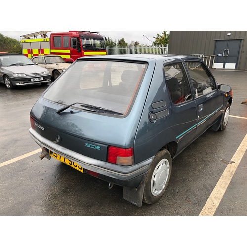 457 - Peugeot 205 Mardi Gras D 3 door hatchback. 1995. Starts and runs. 1769cc. Reg M577 SCJ. V5