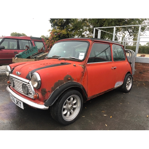 444 - Austin Mini Mayfair. 1986. Good project. Engine turns over, new battery, Italian style interior. Reg... 