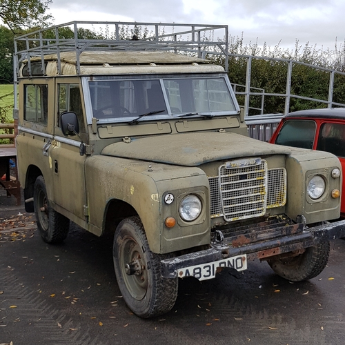 463 - Land Rover series 3. 1983. 2286cc diesel. Barn find, been stored for over 10 years. No log book, no ... 