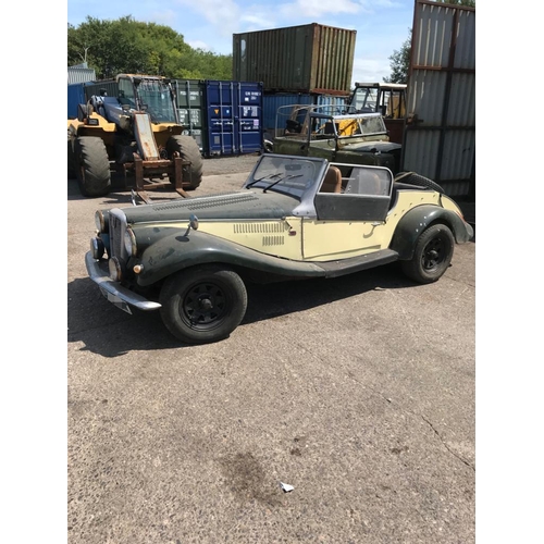 409 - Spartan convertible with Ford V6 Capri engine, runs and drives, exhaust is damaged. V5 has been appl... 