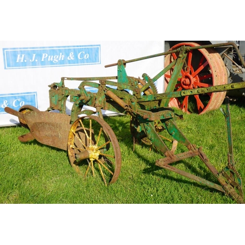 126 - Massey Harris 2 furrow trailed plough