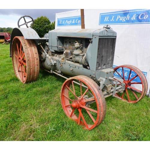 127 - Wallis tractor on steel wheels, PTO