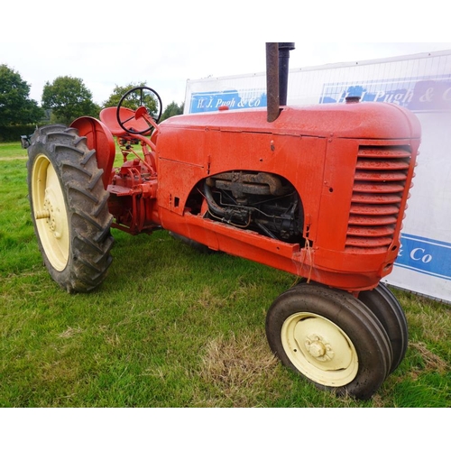 131 - Massey Harris 101 rowcrop tractor. 6 cyclinder Chrysler engine, PTO, early restoration