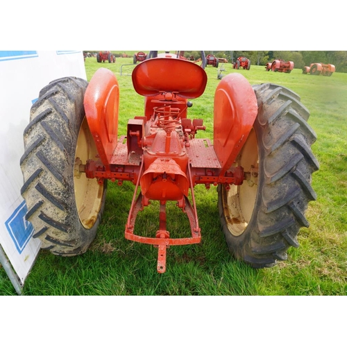 131 - Massey Harris 101 rowcrop tractor. 6 cyclinder Chrysler engine, PTO, early restoration