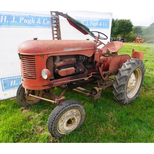 133 - Massey Ferguson 820D tractor, Hanomag diesel engine, 1958. Mid mounted mower. SN.514703