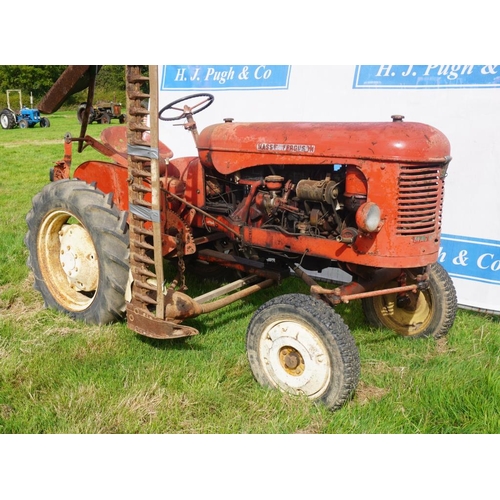 133 - Massey Ferguson 820D tractor, Hanomag diesel engine, 1958. Mid mounted mower. SN.514703