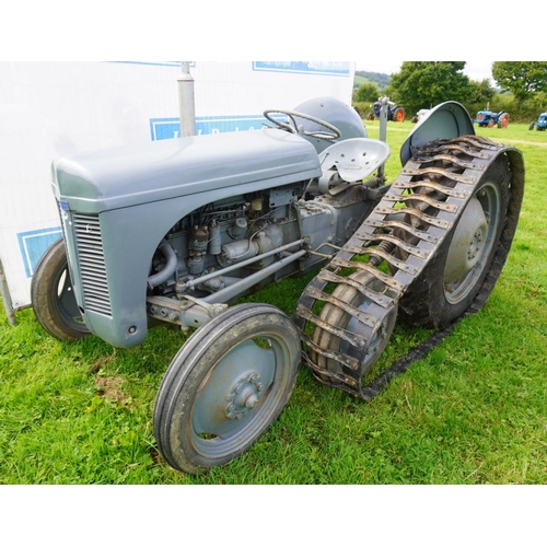 139 - Ferguson TEA half track tractor on Bombardier tracks. New tyres.  Ex Hunday Collection. SN. 35362, R... 