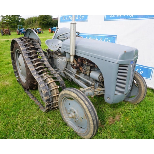 139 - Ferguson TEA half track tractor on Bombardier tracks. New tyres.  Ex Hunday Collection. SN. 35362, R... 