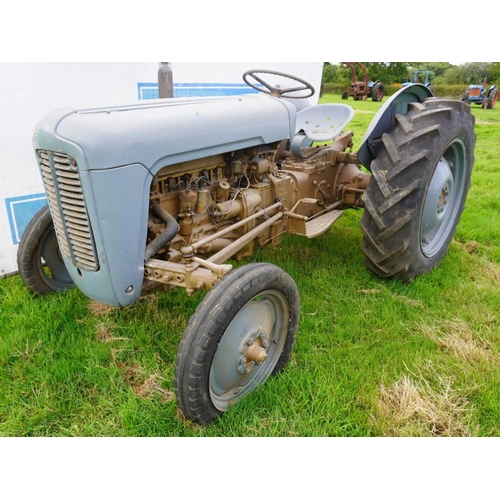 143 - Ferguson FE35 petrol paraffin tractor. Early restoration