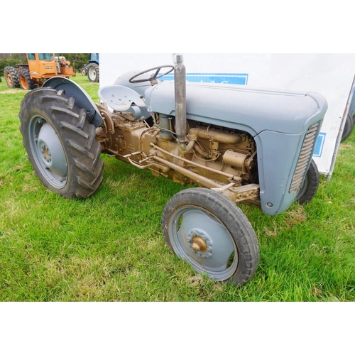 143 - Ferguson FE35 petrol paraffin tractor. Early restoration