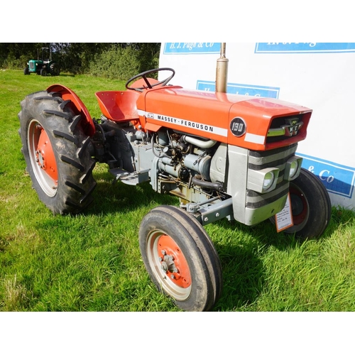 157 - Massey Ferguson 130 tractor. Early restoration