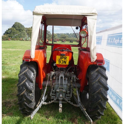 163 - Massey Ferguson 148 Multi Power tractor. power steering, Very tidy, flexi cab. 2546hrs. Reg. JPR 93N