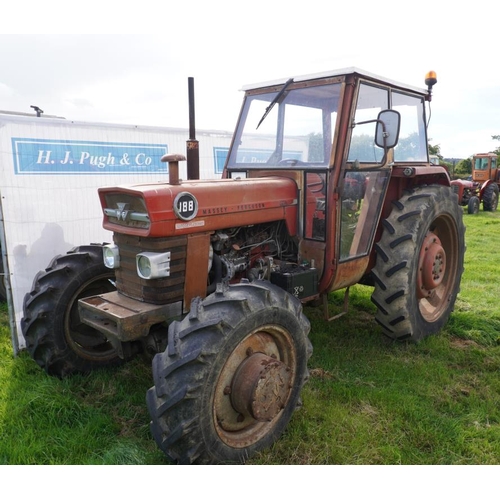 166 - Massey Ferguson 188-8RT Multi Power tractor. Trailer spool valves. 4 wheel drive. showing 2490hrs. S... 