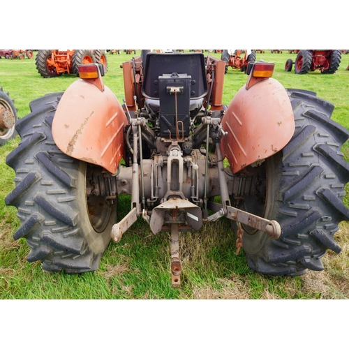 167 - Massey Ferguson 250-SF tractor with MF875 power loader. showing only 397hrs. 14.9 R28 Kleber. First ... 