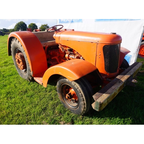 216 - David Brown Tugmaster tractor with David Brown winch, early restoration. New to Beaulieu Airport