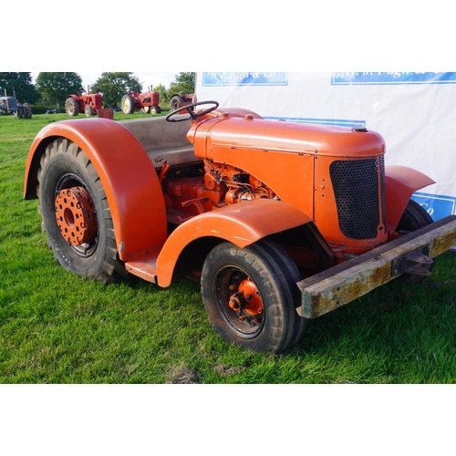 216 - David Brown Tugmaster tractor with David Brown winch, early restoration. New to Beaulieu Airport