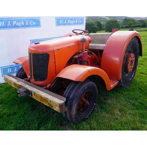 216 - David Brown Tugmaster tractor with David Brown winch, early restoration. New to Beaulieu Airport