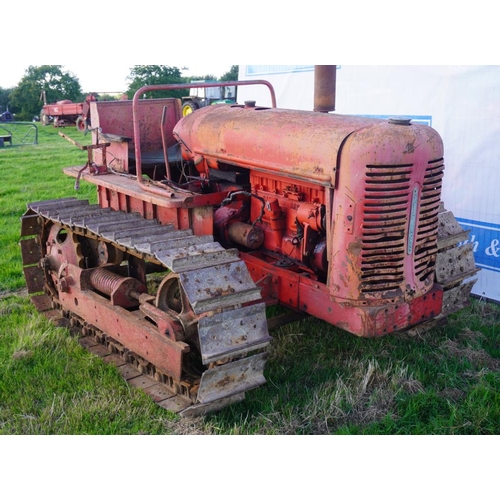 220 - David Brown 30D Trackmaster tractor. Original. 5581hrs.  Reg PD 19371.