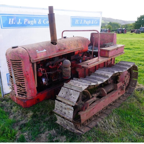 220 - David Brown 30D Trackmaster tractor. Original. 5581hrs.  Reg PD 19371.