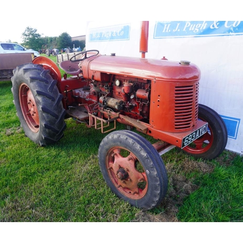 223 - David Brown 25D tractor. Part restored. showing 5746hrs. SN. PD25 22141. Reg. 693 AYC  V5