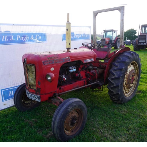 230 - David Brown 990 Implematic tractor. Roll bar. 3530hrs. SN.446477. Reg. YNJ 605