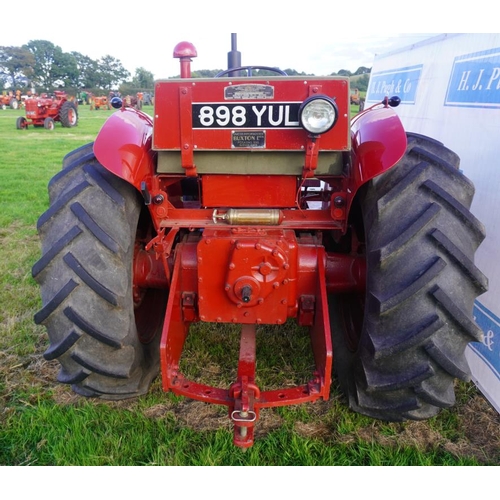 233 - David Brown 50D tractor. Fully restored.  Used on National Road Run. SN. VAD/6/10576. Reg. 898 YUL. ... 