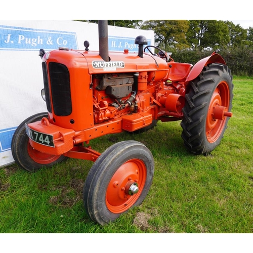 Nuffield Universal tractor, new battery and front weight. Reg. ONX 744