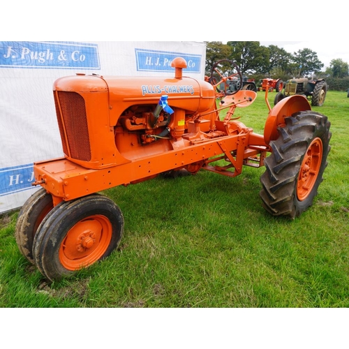 449 - Allis Chalmers WC tricycle tractor, PTO, SN 138474S