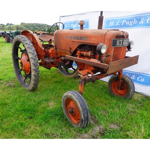 450 - Allis Chalmers D272 diesel hi-clear row crop tractor. PTO. 369hrs. SN 84270,  Reg. 113 RRO