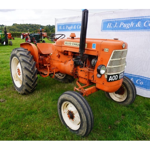 455 - Allis Chalmers ED 40 tractor.SN 1646. Reg. AOD 673A.  V5