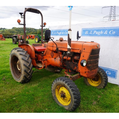 457 - Allis Chalmers ED 40 tractor with roll bar, re built engine, showing, 3401hrs SN 5393, Reg MTT 597F ... 